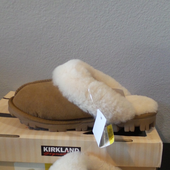 kirkland shearling slippers